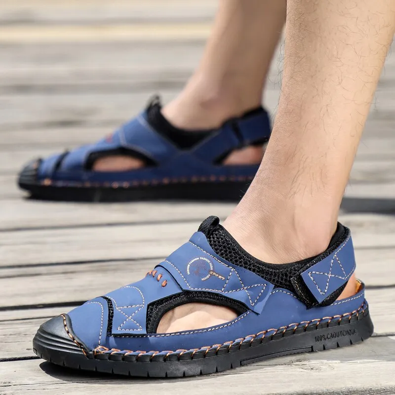 Men's Sandals Breathable Beach Outdoor Flat Casual Shoes