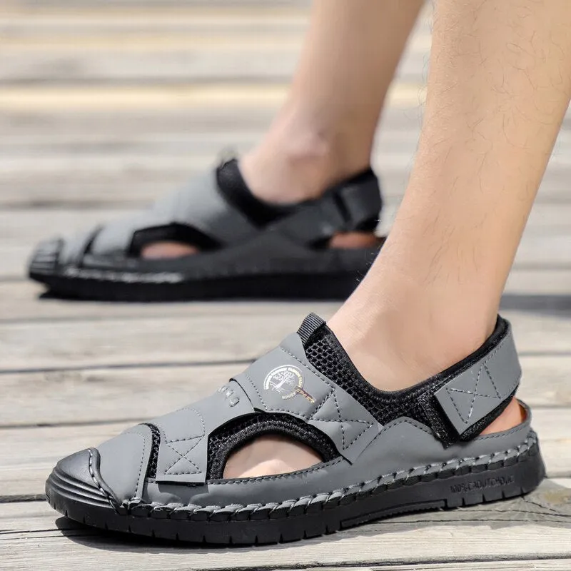 Men's Sandals Breathable Beach Outdoor Flat Casual Shoes