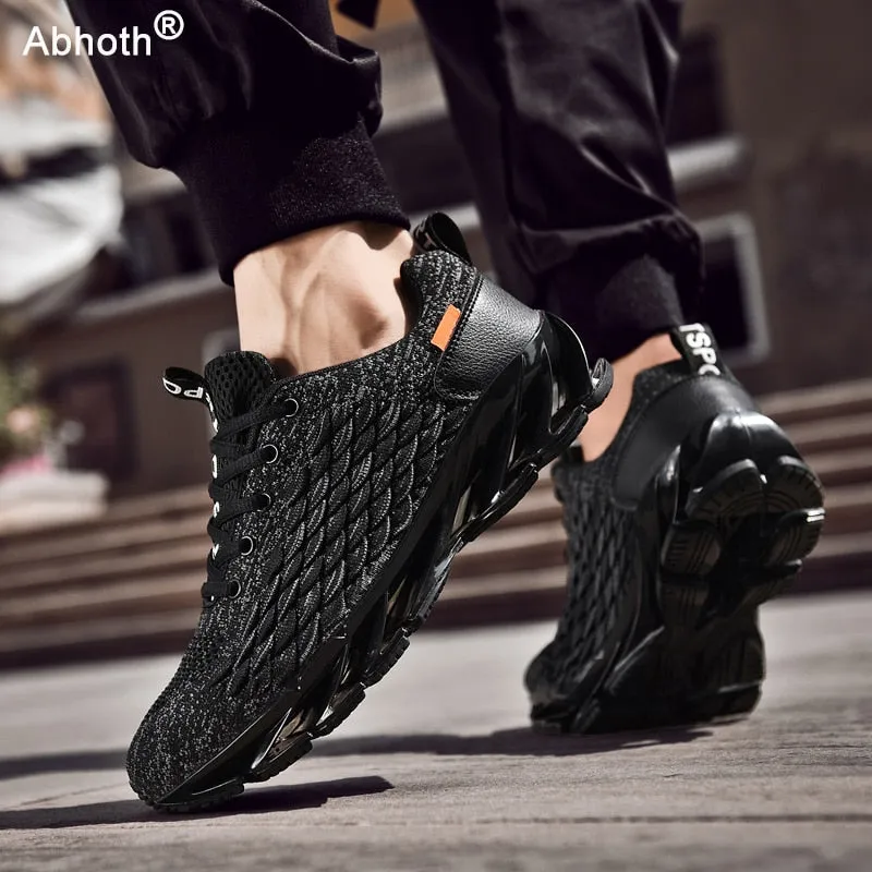Men's Shoes Breathable Mesh Lace Running Shoes Outdoor Fitness Shoes