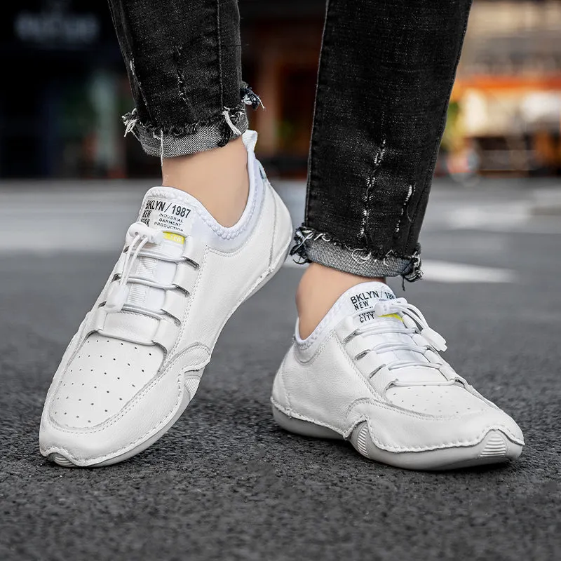 Mens Sneakers Genuine Leather
