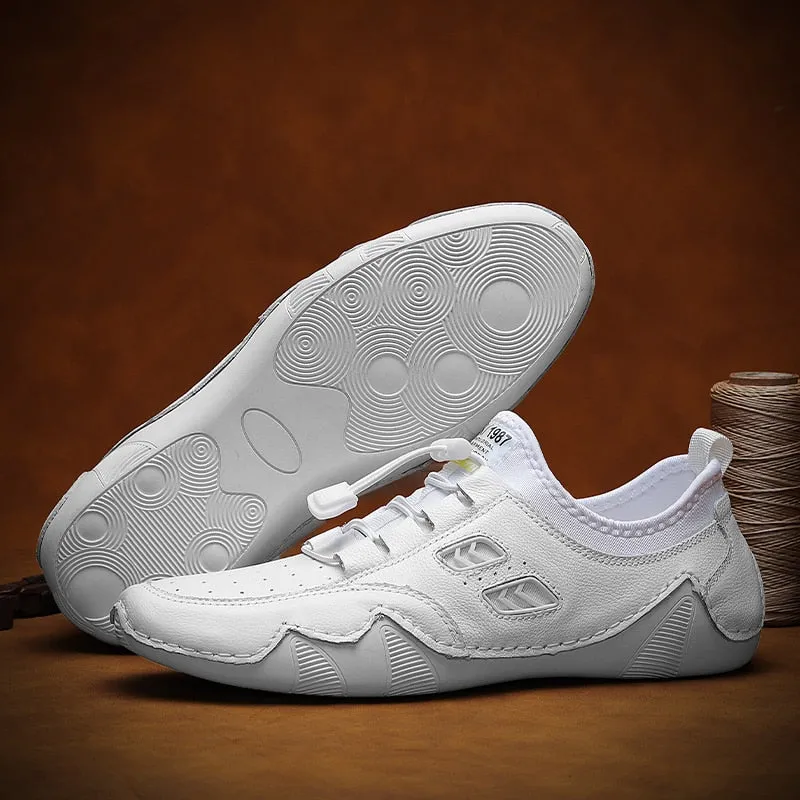 Mens Sneakers Genuine Leather