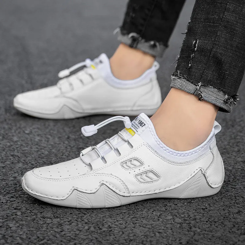 Mens Sneakers Genuine Leather