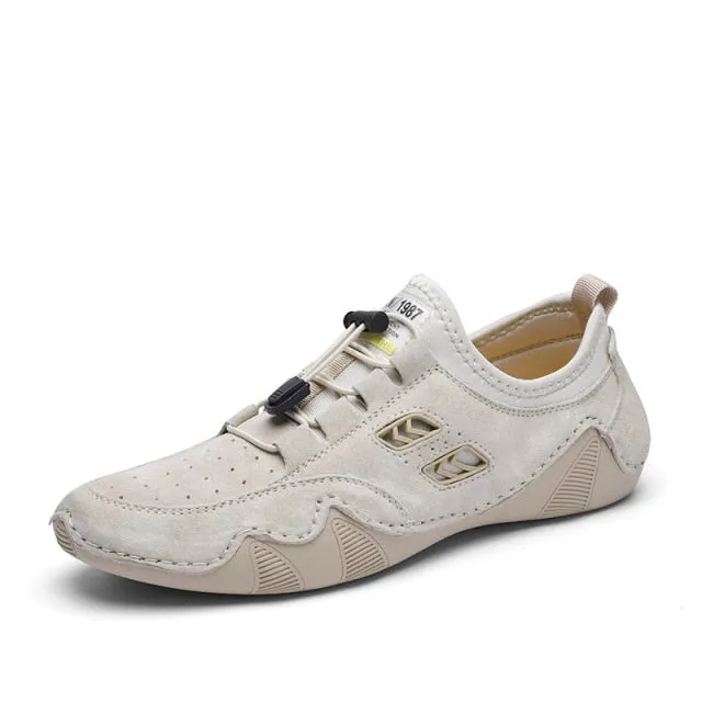 Mens Sneakers Genuine Leather