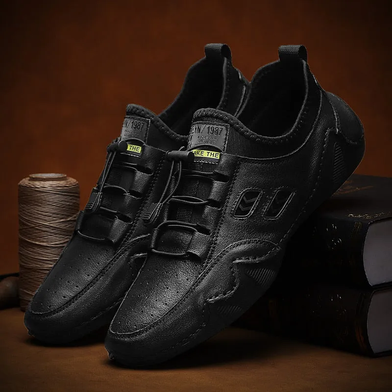 Mens Sneakers Genuine Leather