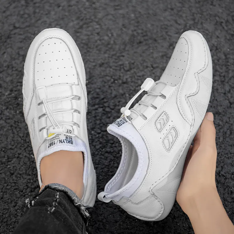 Mens Sneakers Genuine Leather