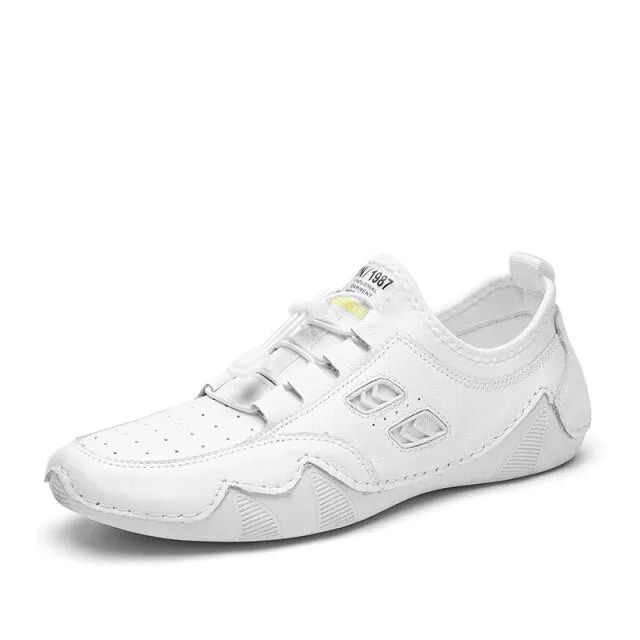 Mens Sneakers Genuine Leather