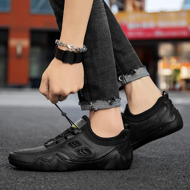 Mens Sneakers Genuine Leather