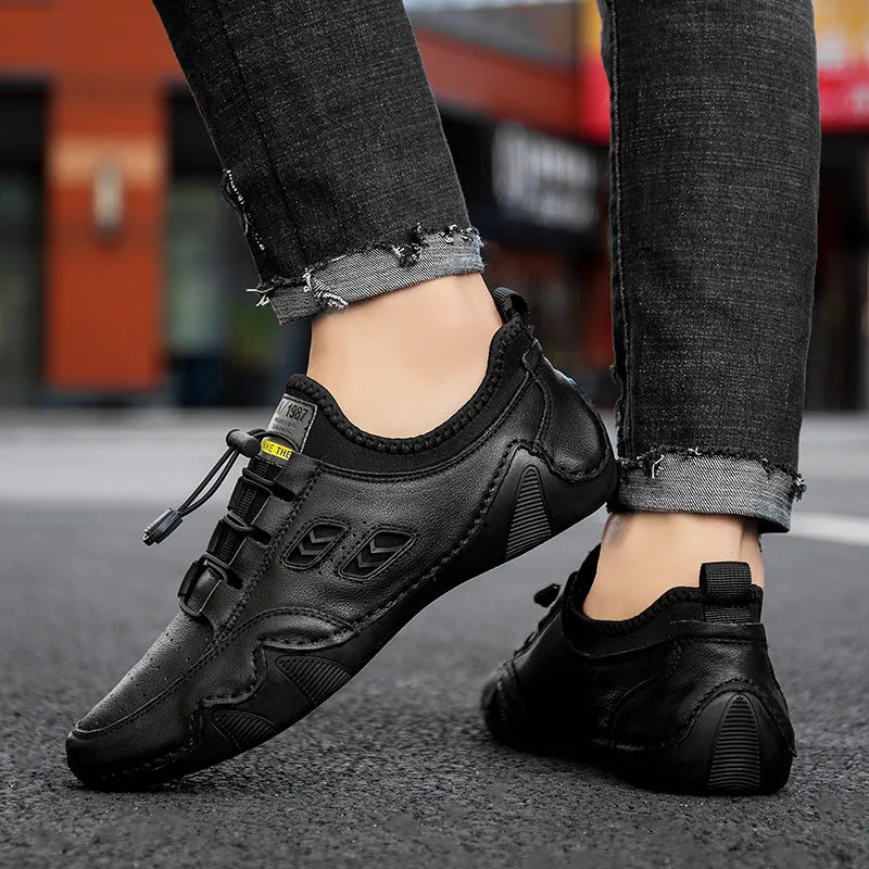 Mens Sneakers Genuine Leather