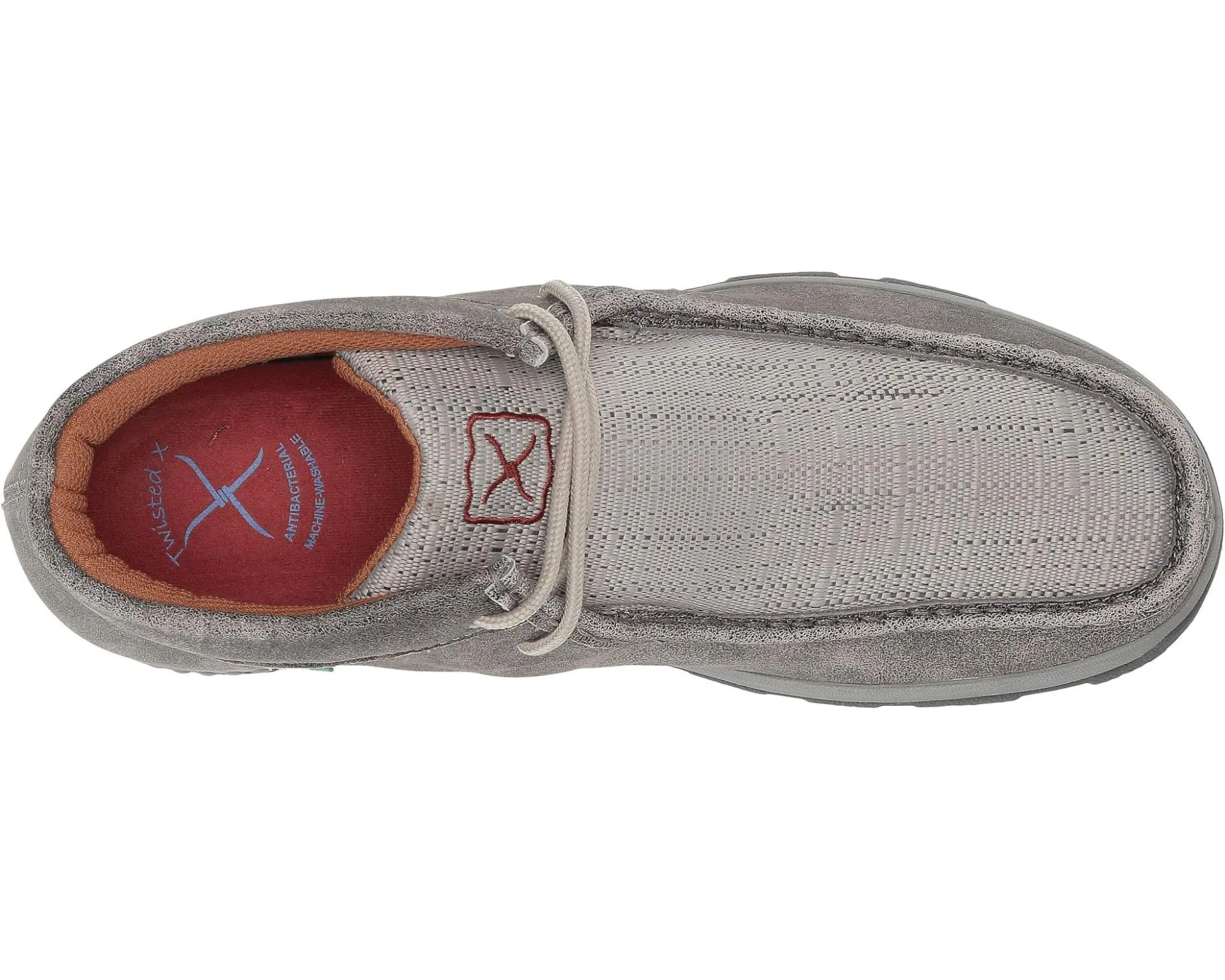 MEN'S TWISTED X CHUKKA DRIVING MOC | GREY - LIGHT GREY