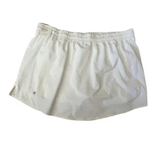 Mid-Rise Infinity Skort - White - SizeXL