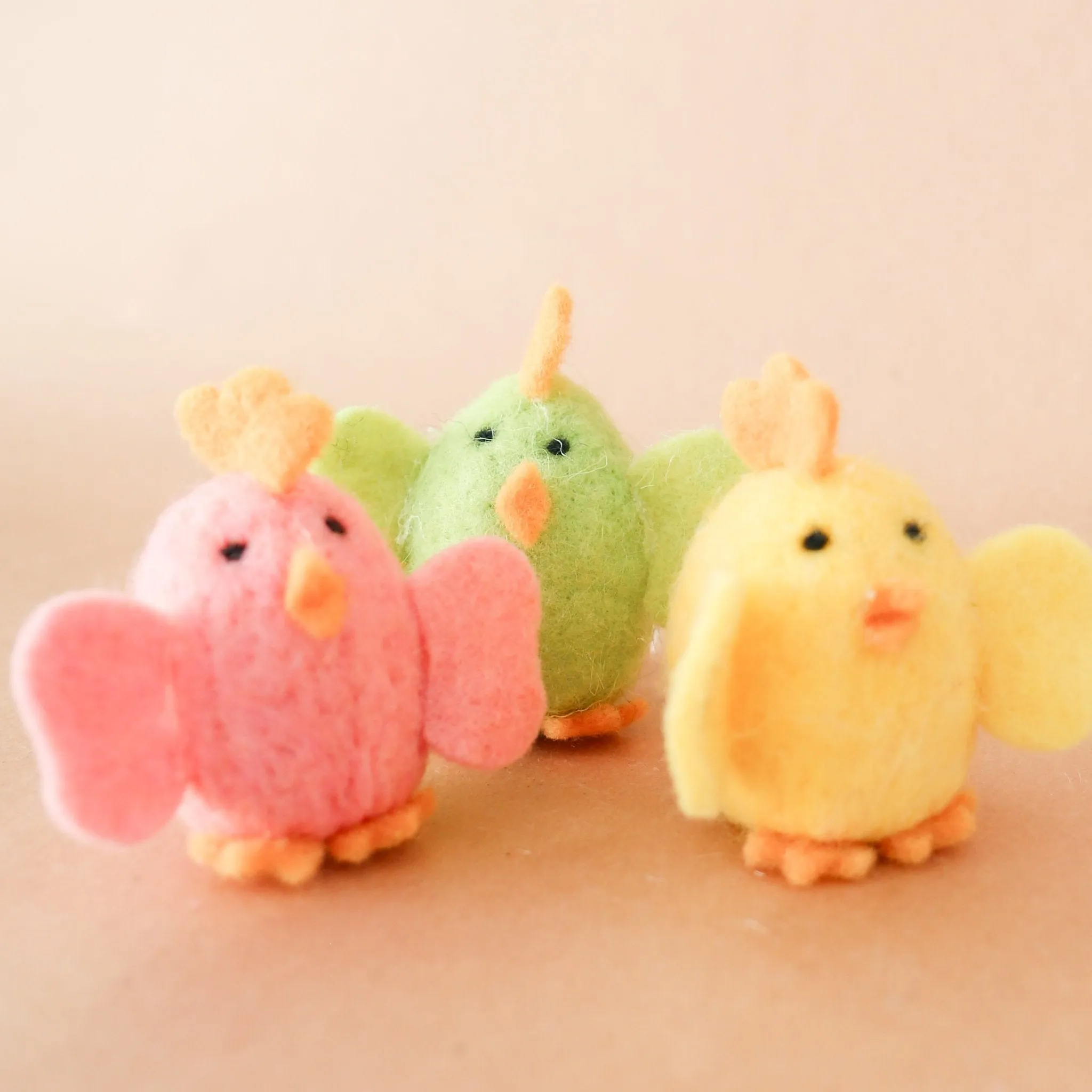 Mini Felt Chick Ornament | 3-in