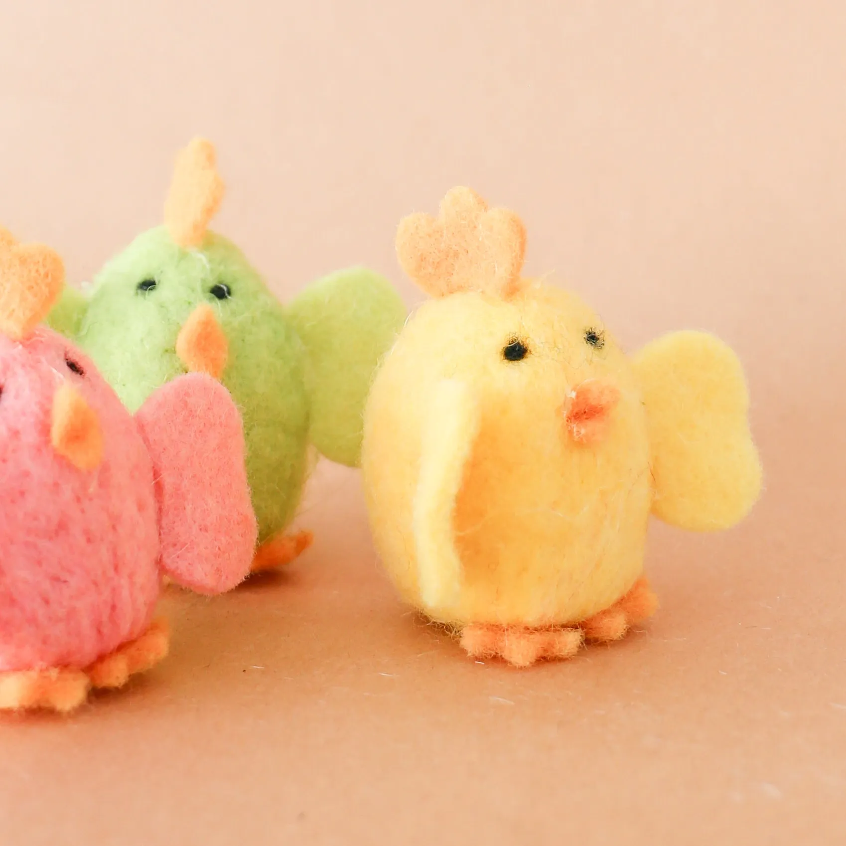 Mini Felt Chick Ornament | 3-in