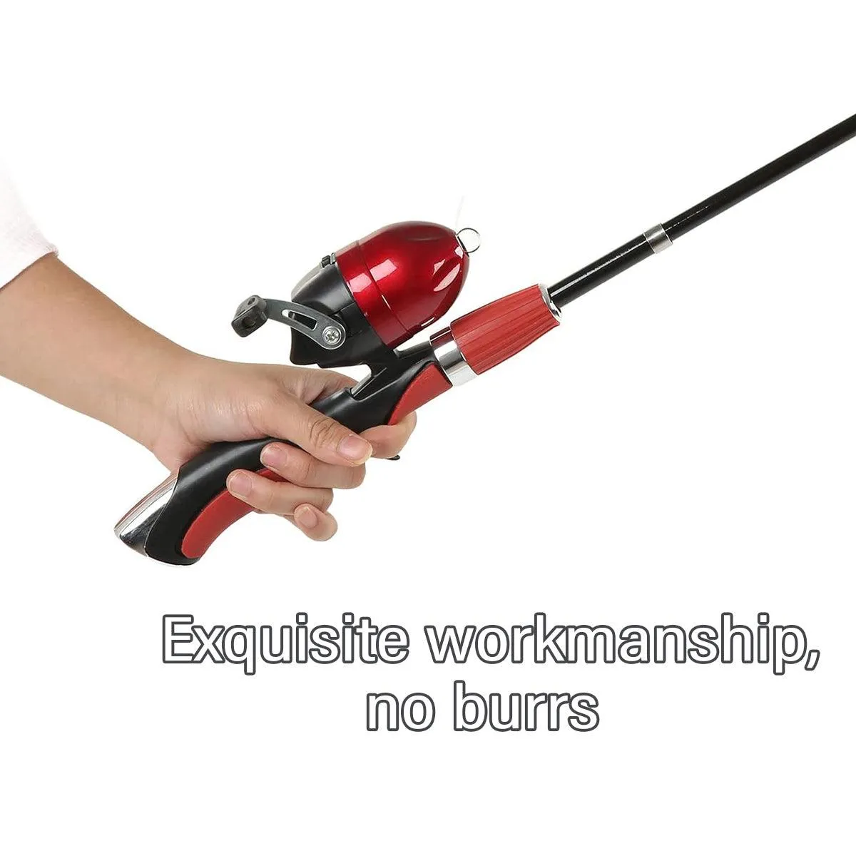 Mini Portable Retractable Fishing Rod Kids Travel Telescopic Pole Outdoor Gear