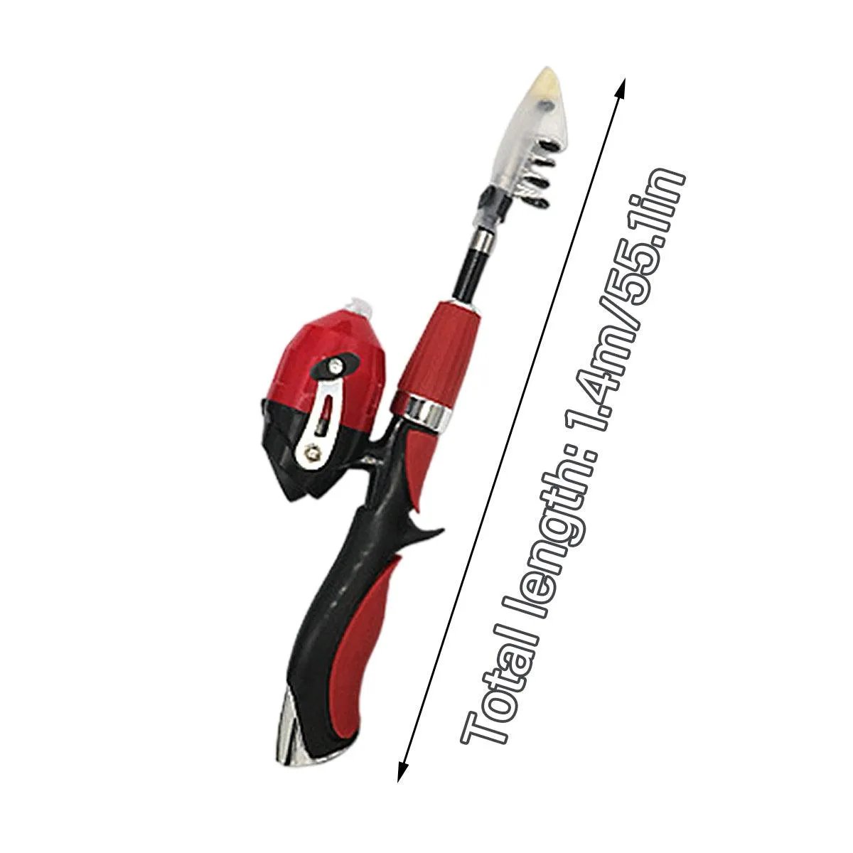 Mini Portable Retractable Fishing Rod Kids Travel Telescopic Pole Outdoor Gear