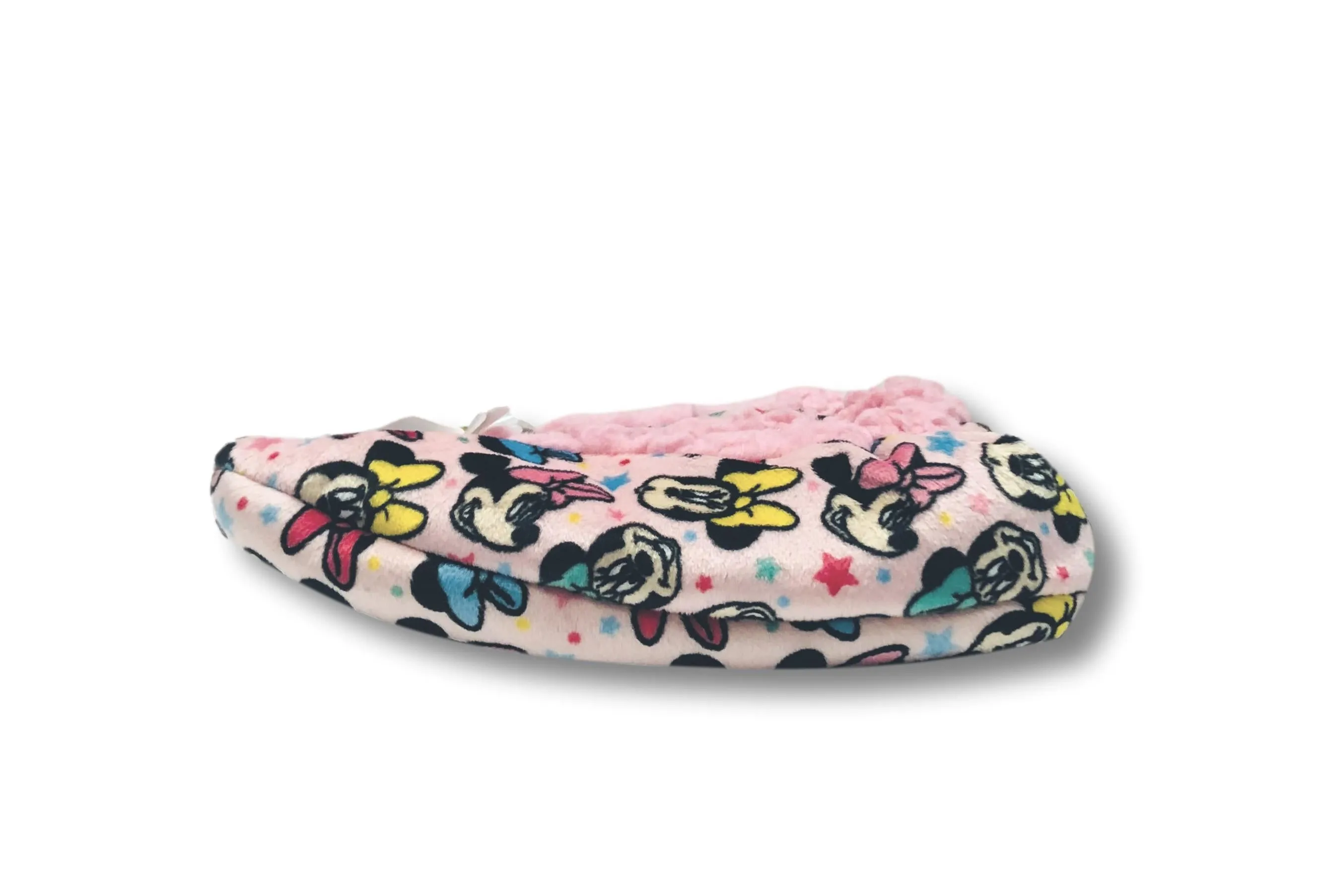 Minnie Mouse Girls Slippers Fuzzy Slipper Socks for Toddlers and Kids