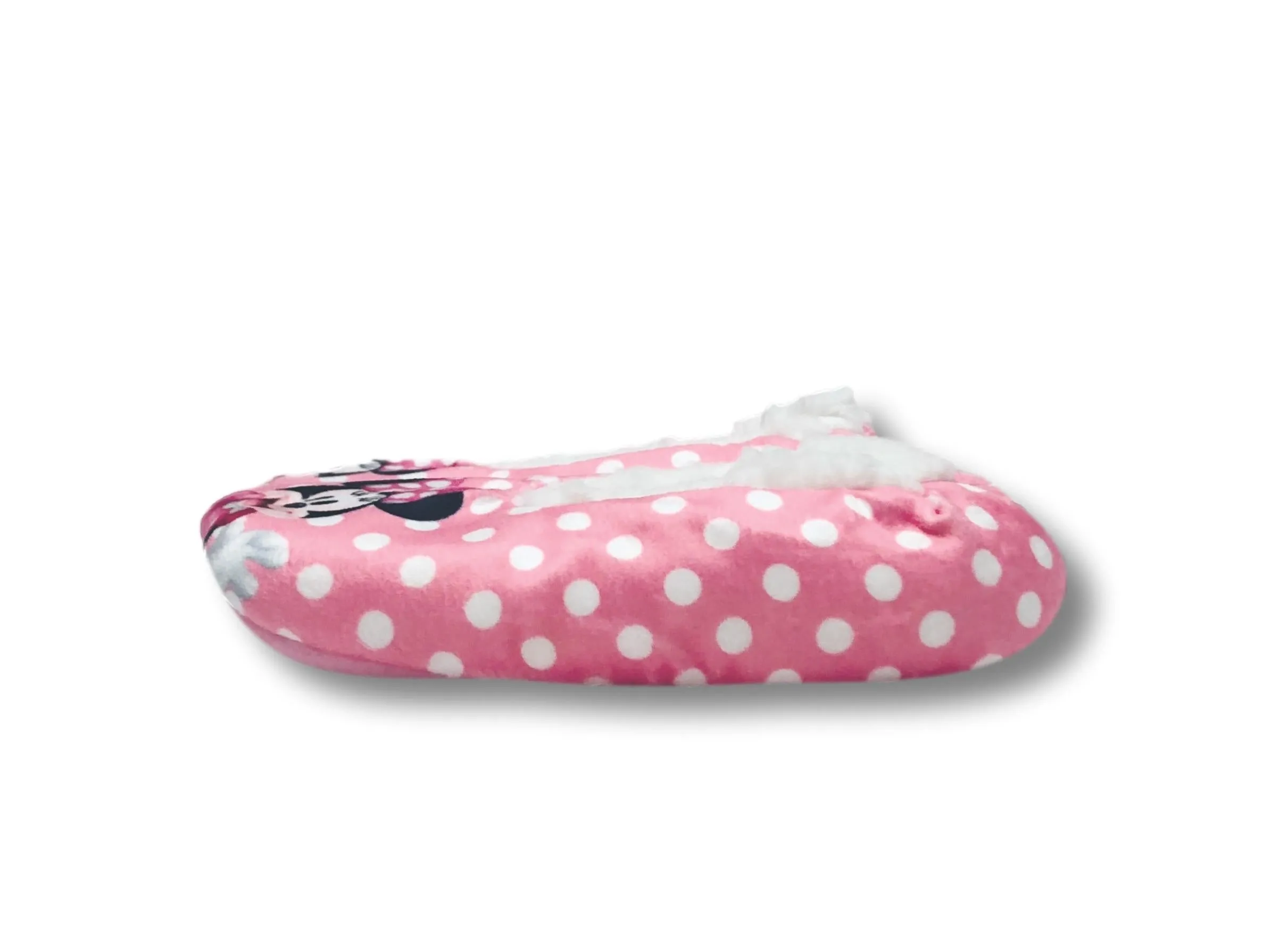 Minnie Mouse Girls Slippers Fuzzy Slipper Socks for Toddlers and Kids
