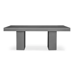 Modern Concrete & Fiber Outdoor Bistro Table