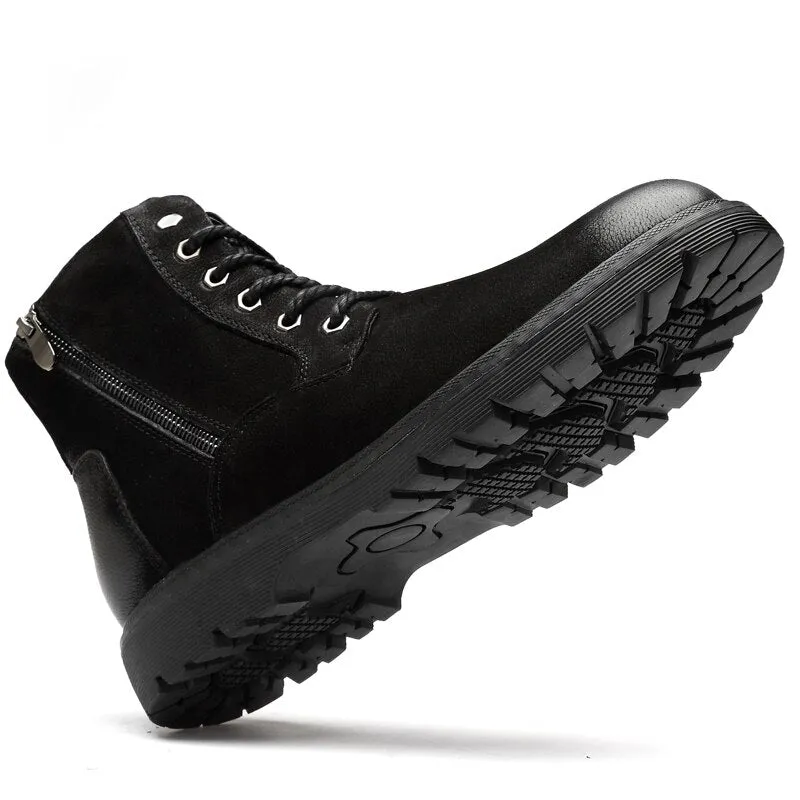 Mring winter new cotton shoes outdoor high-top sports casual shoes large size short boots warm men's shoes ins tooling shoes