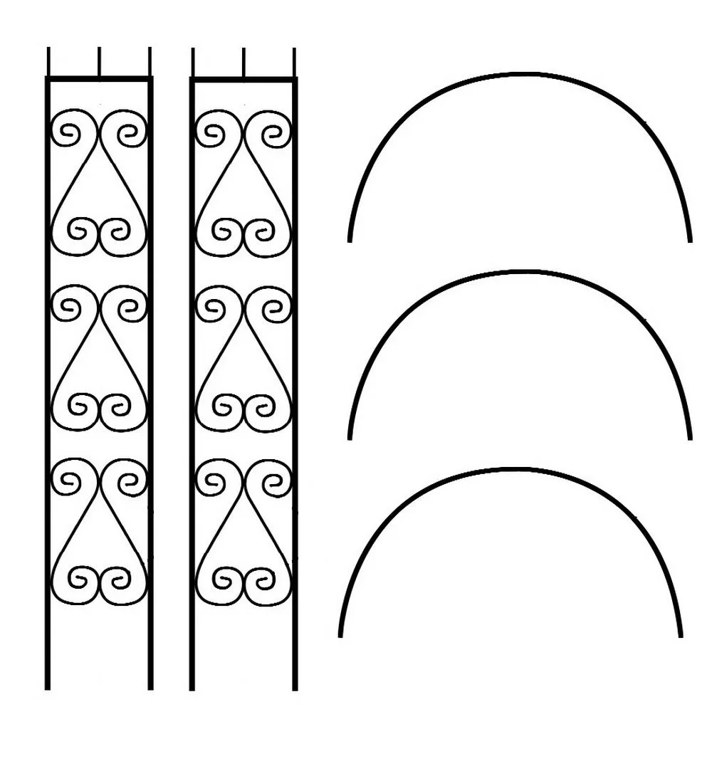 Mullion Garden Arch