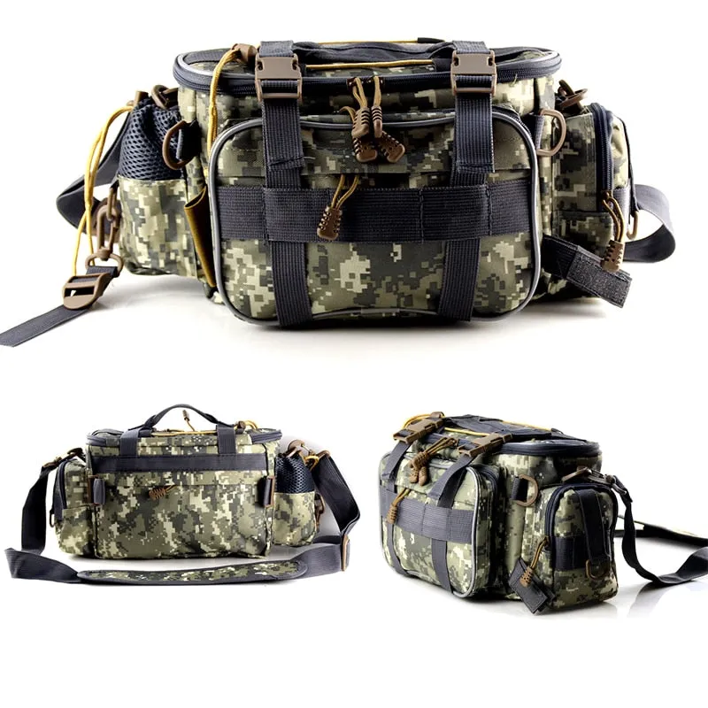 Multifunctional Waterproof Fishing Bag Outdoor Sports Waist Pack Fishing Lures and tackle Storage Bag X448