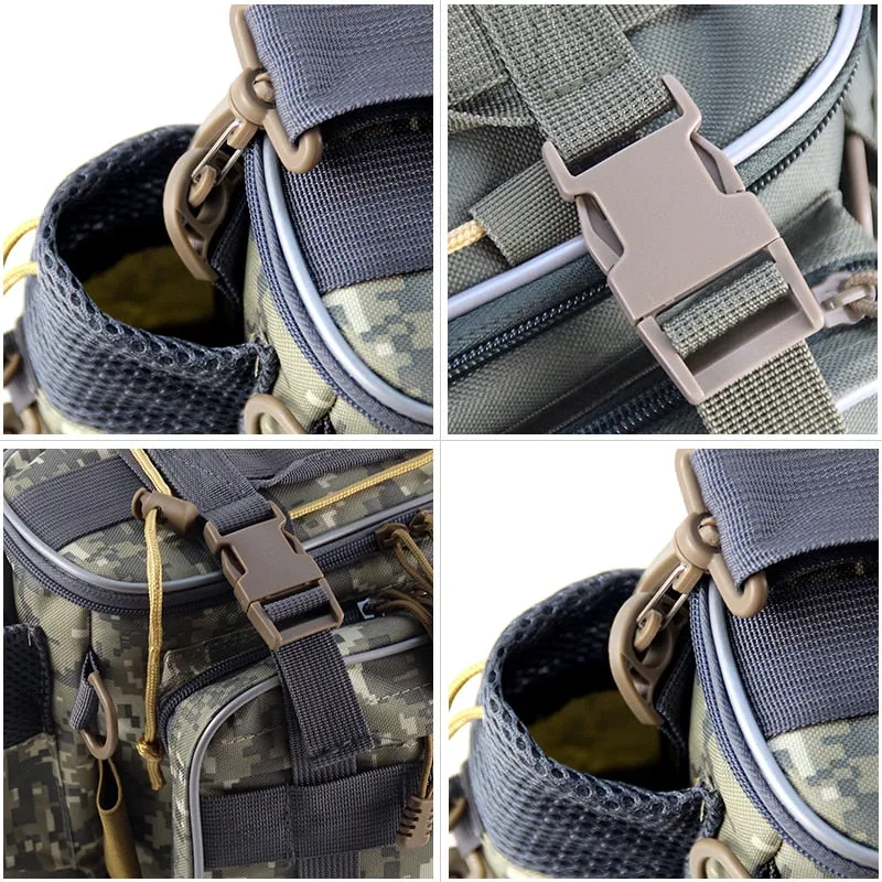 Multifunctional Waterproof Fishing Bag Outdoor Sports Waist Pack Fishing Lures and tackle Storage Bag X448