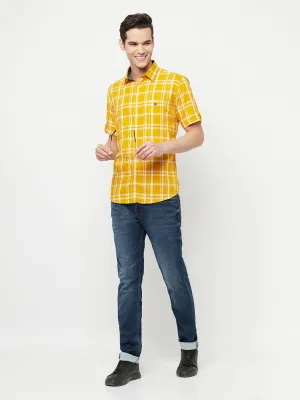 Mustard Checked Shirt