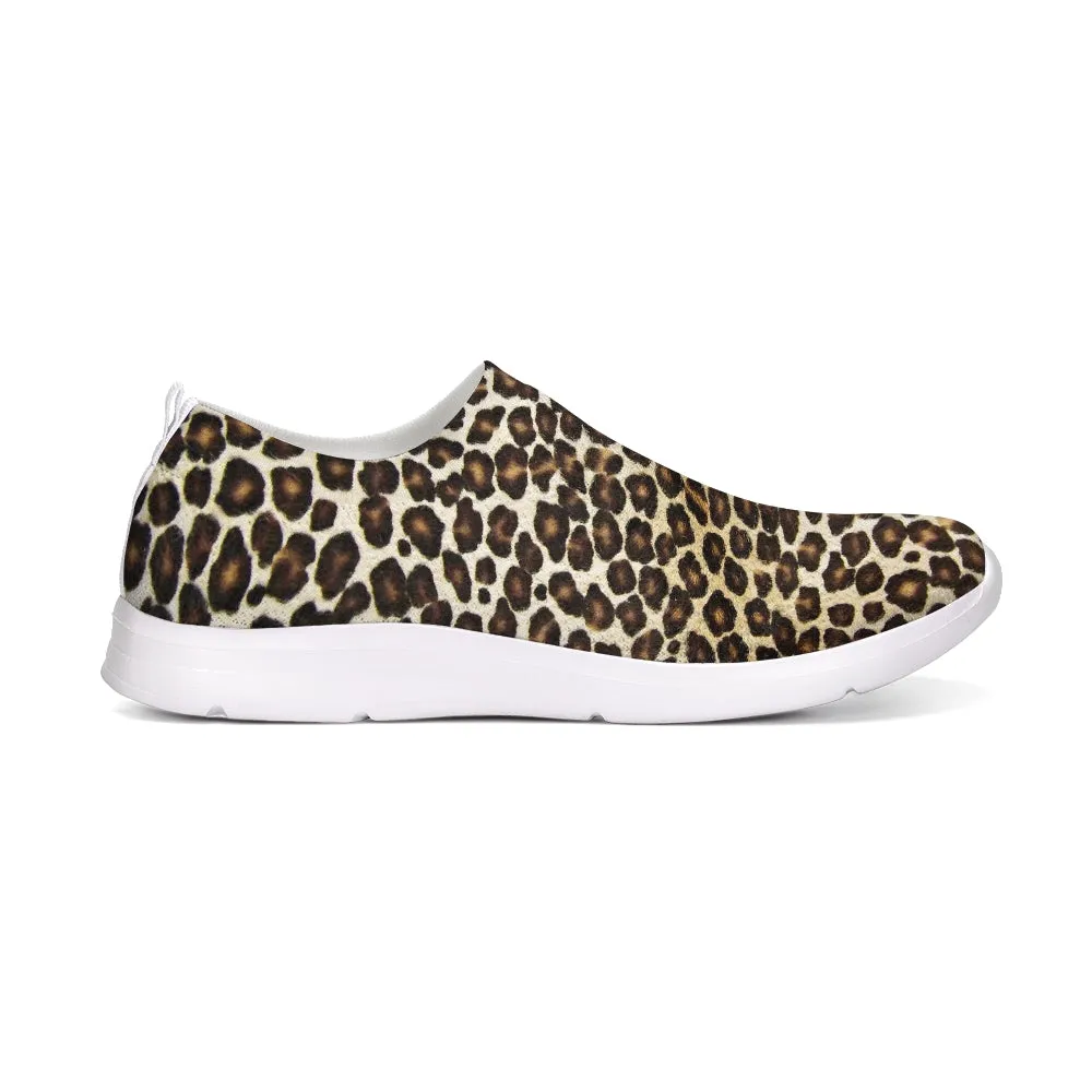 Natural Leopard Flyknit Slip-on Shoe