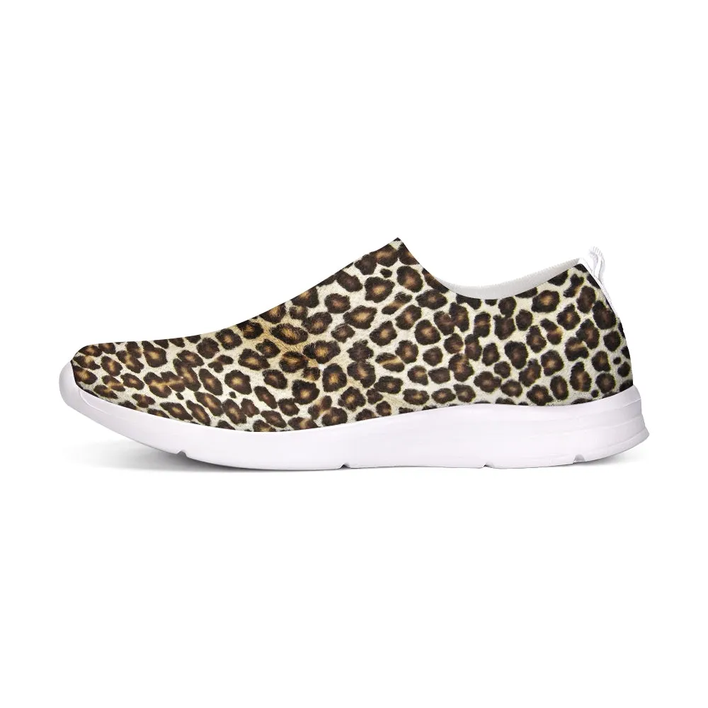 Natural Leopard Flyknit Slip-on Shoe