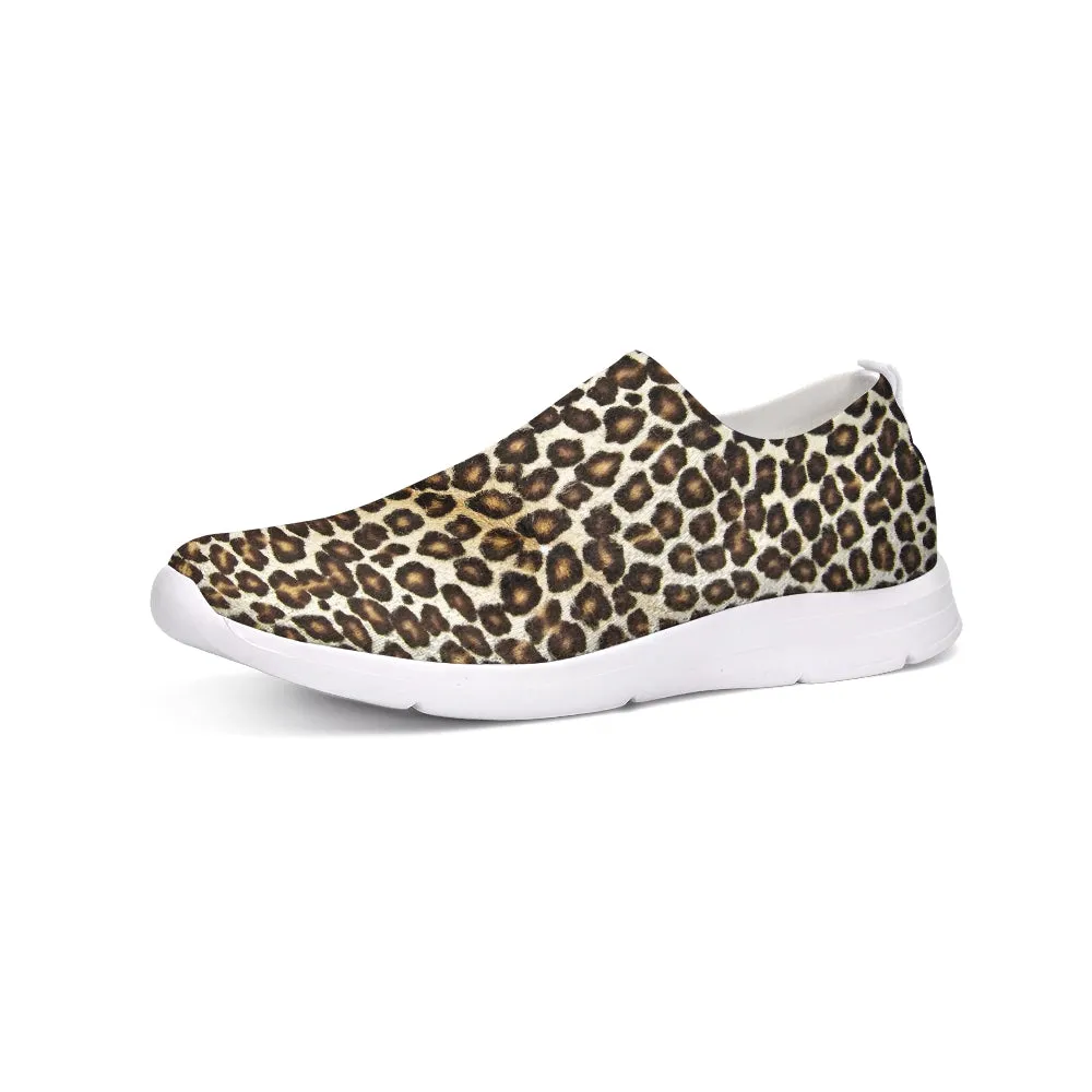 Natural Leopard Flyknit Slip-on Shoe