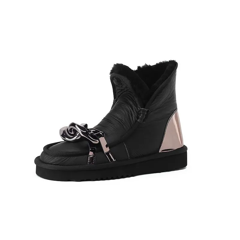 Nature Wool Snow Boots  Ladies Shoes