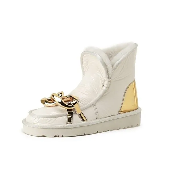 Nature Wool Snow Boots  Ladies Shoes