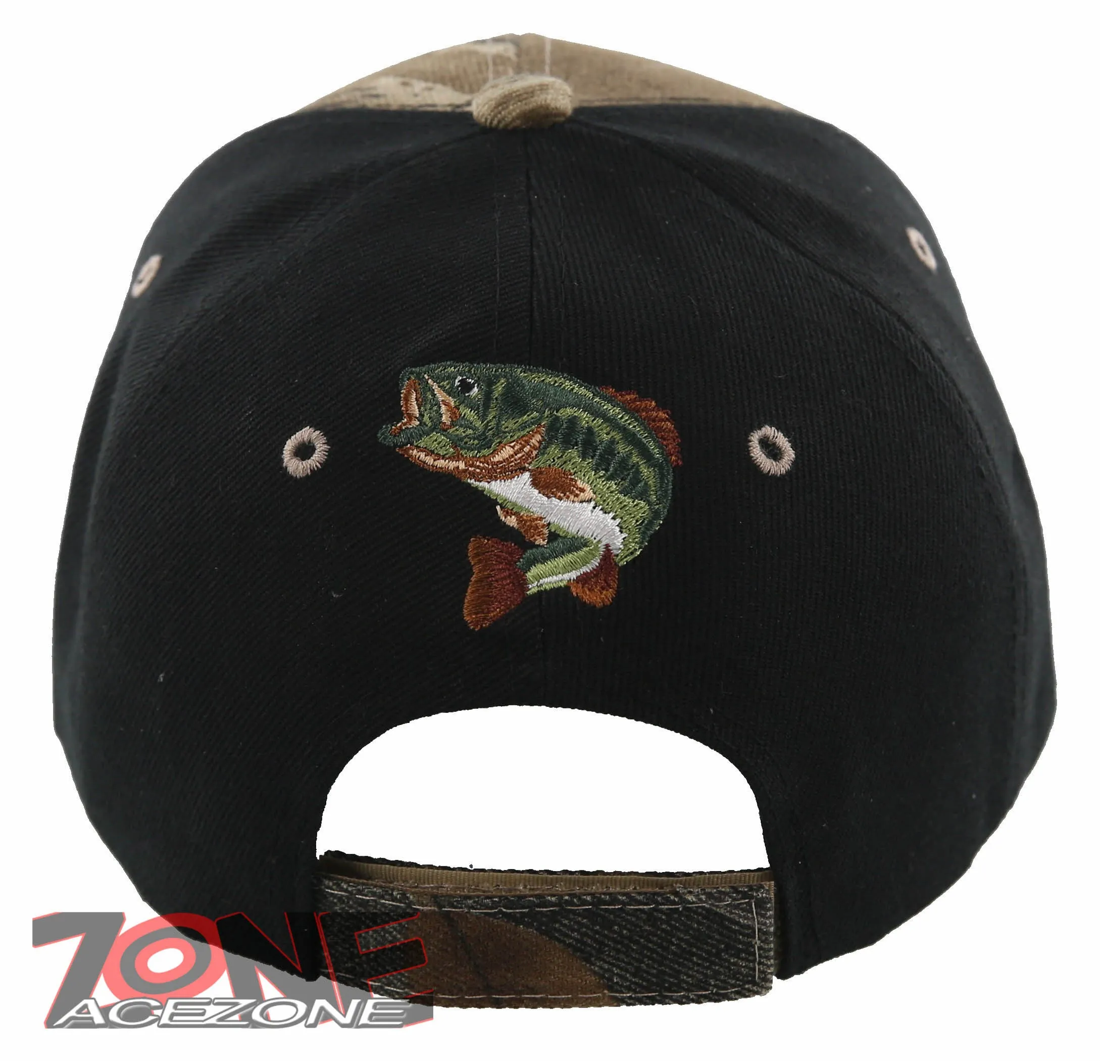 NEW! BORN TO FISH FORCED TO WORK OUTDOOR SPORT FISHING CAP HAT CAMO