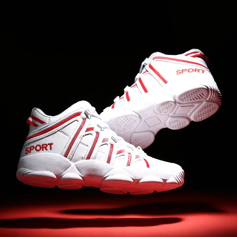 New Brand Basketball Shoes Men Women High-top Sports Cushioning Hombre Athletic Men Shoes Comfortable Black Sneakers zapatillas