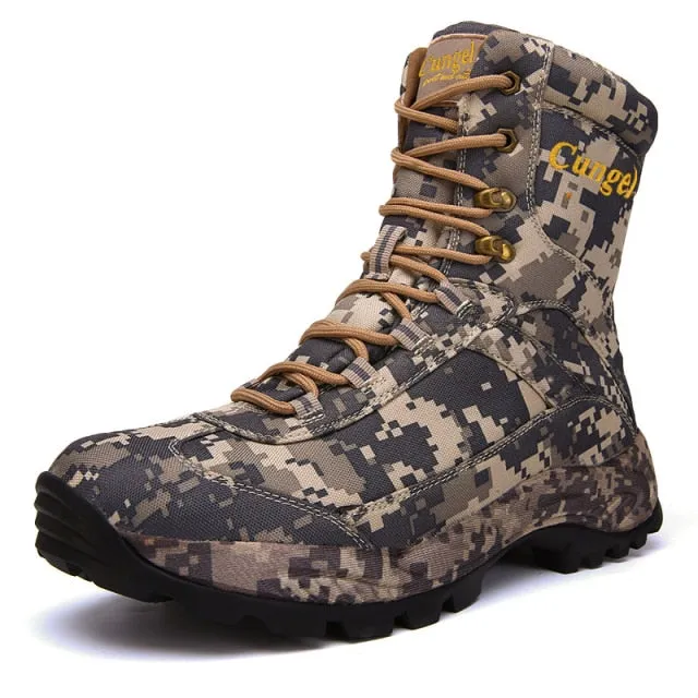 New Hot Style Men Hiking Shoes Winter Outdoor Walking Hiking Boots