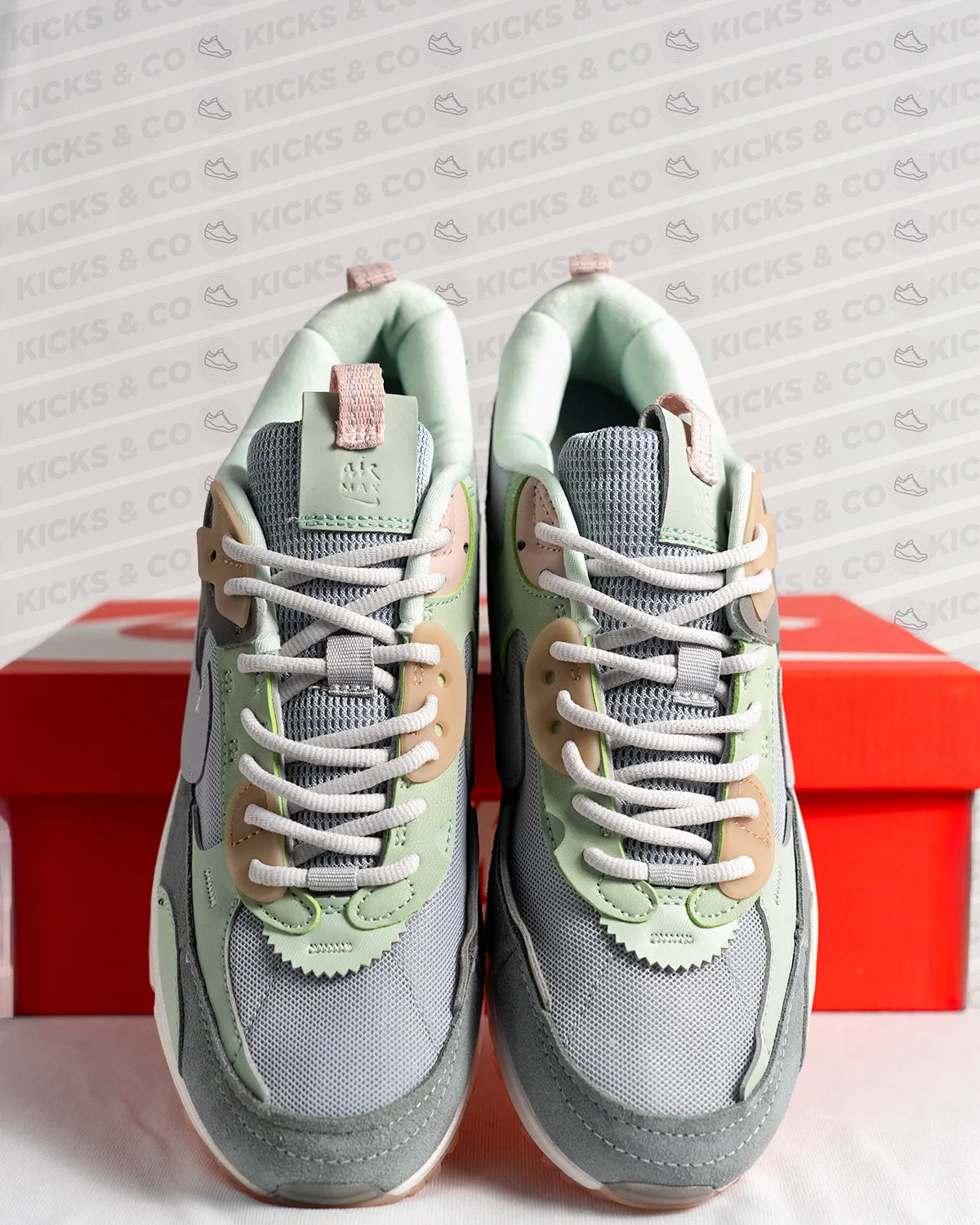 Nike 1st Copy Shoes- Nike Air Max 90 Futura (Sky Grey)