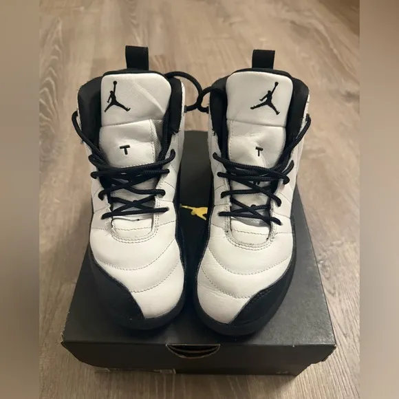 Nike Air Jordan 12 Retro DR6954-100 White Floral Sneaker Shoes Size 3Y