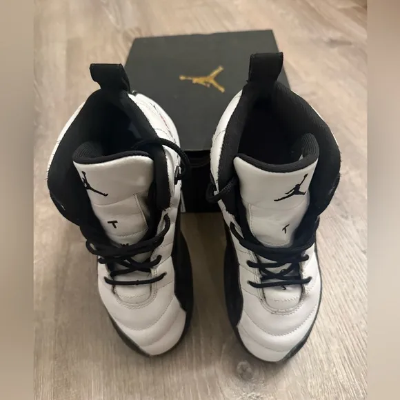 Nike Air Jordan 12 Retro DR6954-100 White Floral Sneaker Shoes Size 3Y