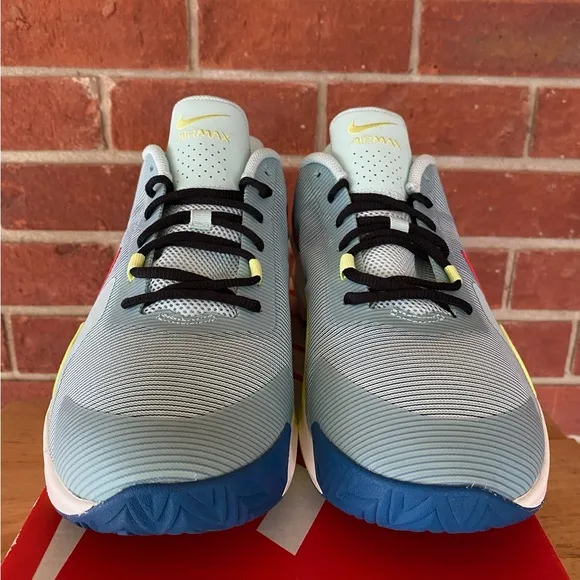 Nike Air Max Impact 4 Men’s Blue Red Yellow New Sneakers Training Shoes