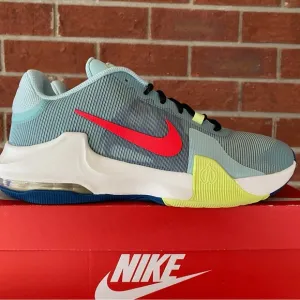 Nike Air Max Impact 4 Men’s Blue Red Yellow New Sneakers Training Shoes