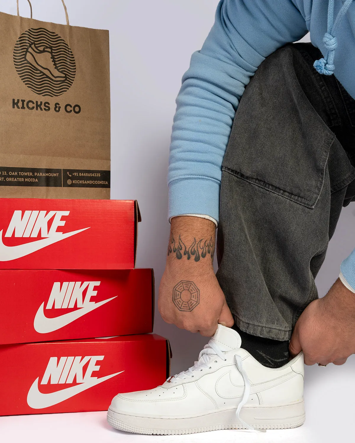 Nike First Copy Shoes- Air Force 1 '07 (white)