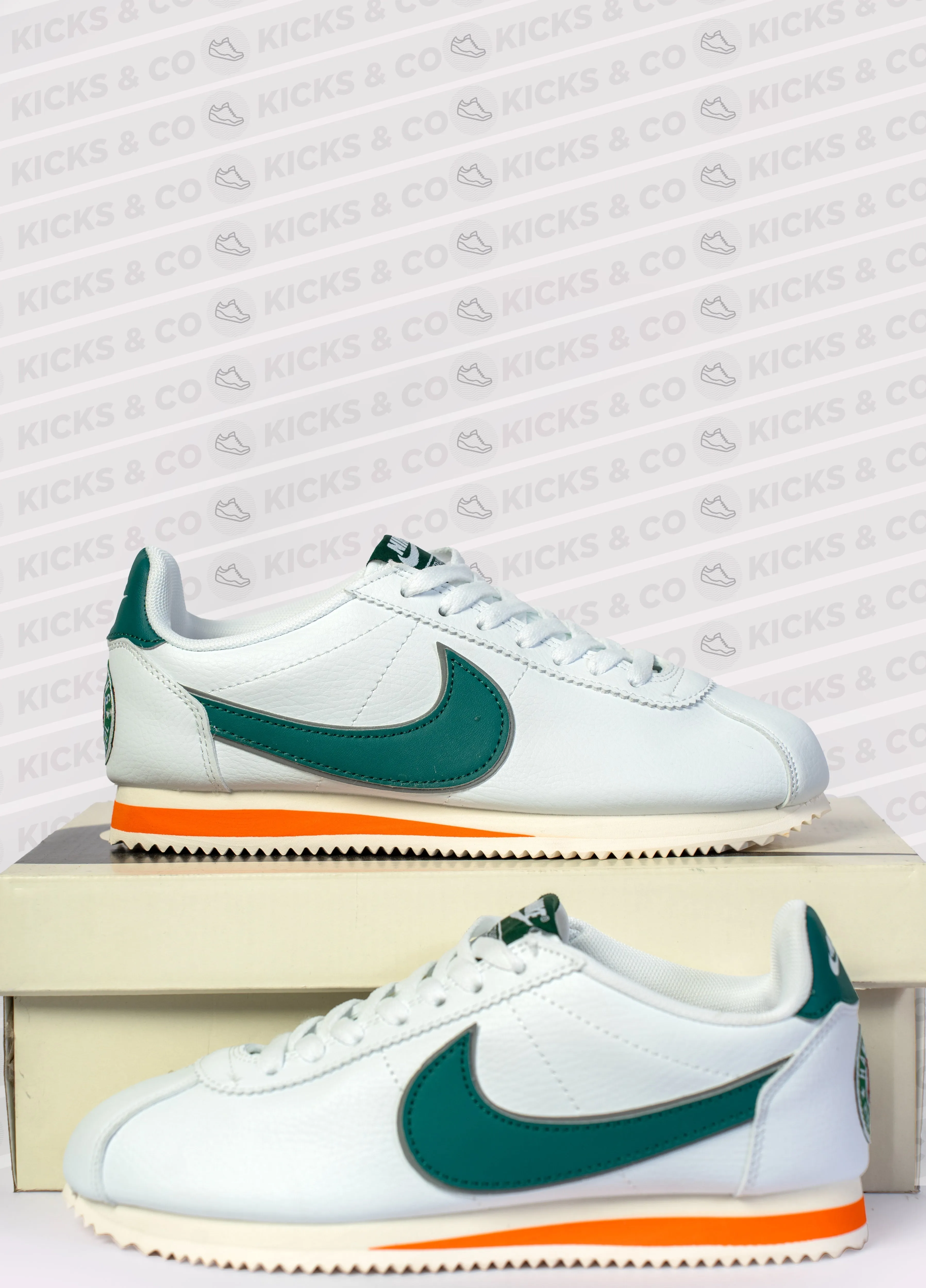Nike First Copy Shoes- Cortez (White/Green)