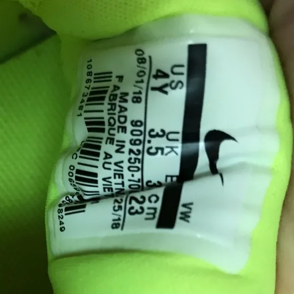 Nike Roshe G Barely Volt &amp; Black White Spikeless Golf Shoes