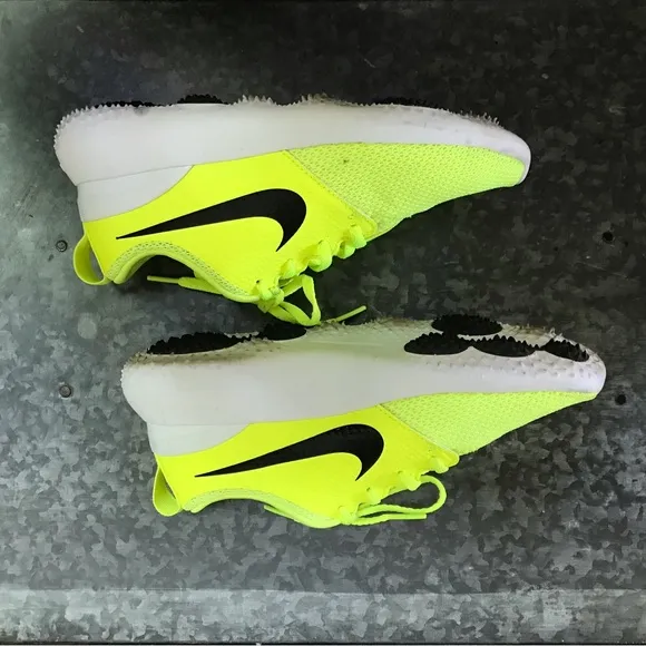 Nike Roshe G Barely Volt &amp; Black White Spikeless Golf Shoes