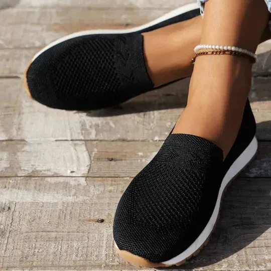 Nina Natural Knit Slippers