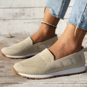 Nina Natural Knit Slippers