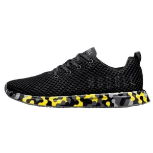 NOBULL Mesh Sneakers Black Yellow Size Mens 9.5 Wom…