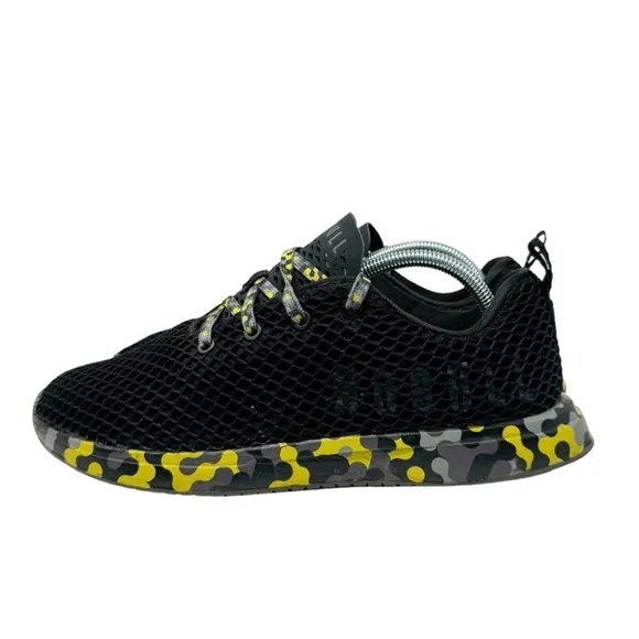 NOBULL Mesh Sneakers Black Yellow Size Mens 9.5 Wom…