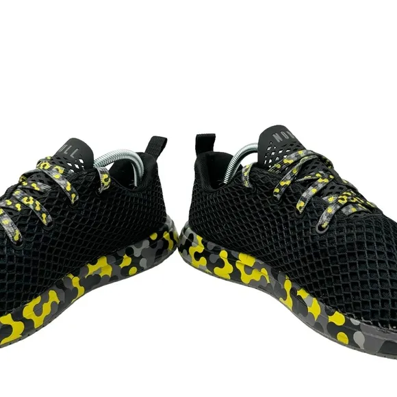 NOBULL Mesh Sneakers Black Yellow Size Mens 9.5 Wom…