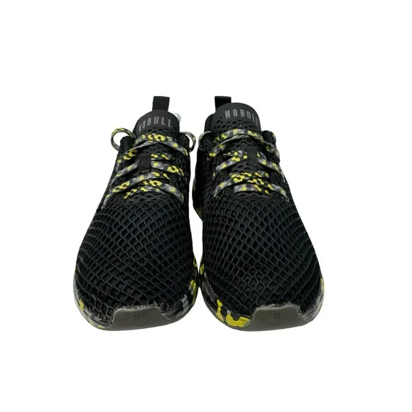 NOBULL Mesh Sneakers Black Yellow Size Mens 9.5 Wom…