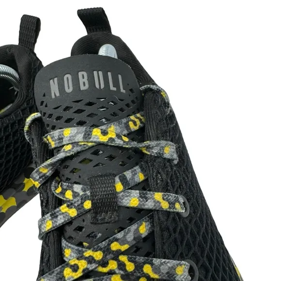 NOBULL Mesh Sneakers Black Yellow Size Mens 9.5 Wom…